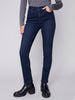 Charlie B Charlie B - Cuff Denim Pant - Blue Black available at The Good Life Boutique