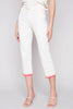 Charlie B Charlie B - Embroidered Hem Denim Pant - Natural available at The Good Life Boutique
