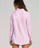 Elan Elan Longsleeve Button Down Cotton Shirt - Light Lilac available at The Good Life Boutique