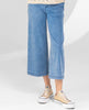 Lisette Lisette - Cristalle Chambray 25" Wide Leg Pant - Bleach Denim available at The Good Life Boutique