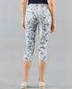 Lisette Lisette - Perriwinkle Print 21.5" Capri With 5 Pockets - Sky Blue available at The Good Life Boutique