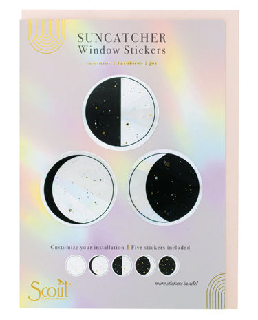 Scout Curated Wears Scout Curated Wears - Suncatcher Sticker - Moon Phase available at The Good Life Boutique