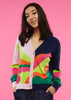 Zaket & Plover Zaket & Plover - Wave Cardi - Blossom available at The Good Life Boutique