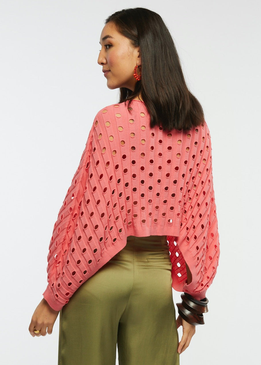 Zaket & Plover Zaket & Plover - Holey Shrug - Dubarry available at The Good Life Boutique