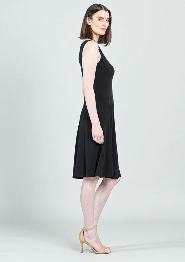 Clara Sunwoo Clara Sunwoo V-Neck Sleeveless Little Black Dress w/Princess Seams available at The Good Life Boutique