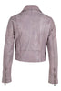 Mauritius Mauritius - Julene RF  Woman's Leather Jacket - Lavender available at The Good Life Boutique