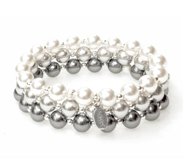 Made As Intended Silver Pearl Count Your Blessings Bracelet available at The Good Life Boutique