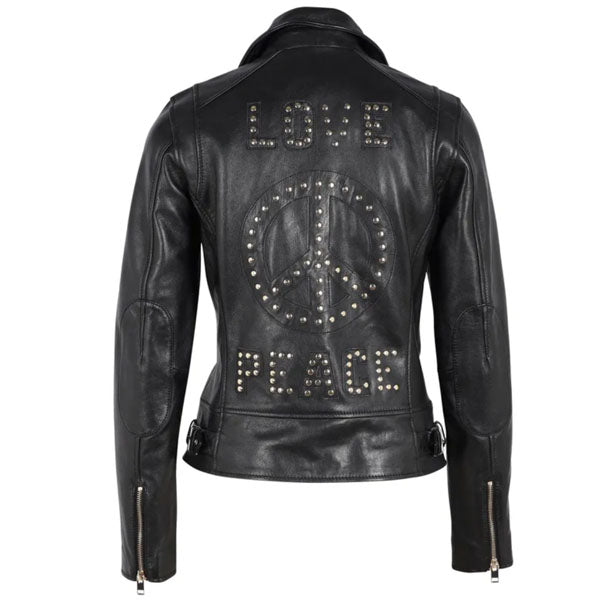 Mauritius Mauritius - Traysie RF Woman's Leather Jacket - Black available at The Good Life Boutique