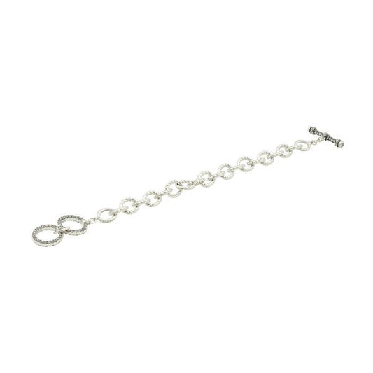 Freida Rothman Freida Rothman - Signature Two Tone Toggle Chain Bracelet available at The Good Life Boutique