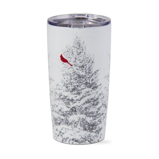 Tag Winter SKCH Tree 18OZ SS Tumbler available at The Good Life Boutique