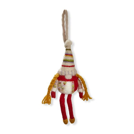 Tag INGA Gnomie Ornament available at The Good Life Boutique