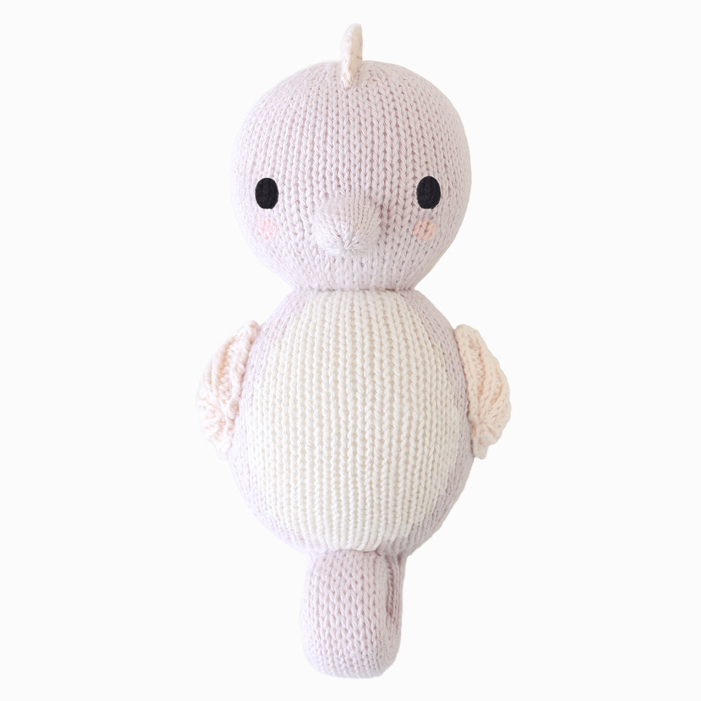 Cuddle&Kind Cuddle + Kind - Baby Seahorse Lilac available at The Good Life Boutique