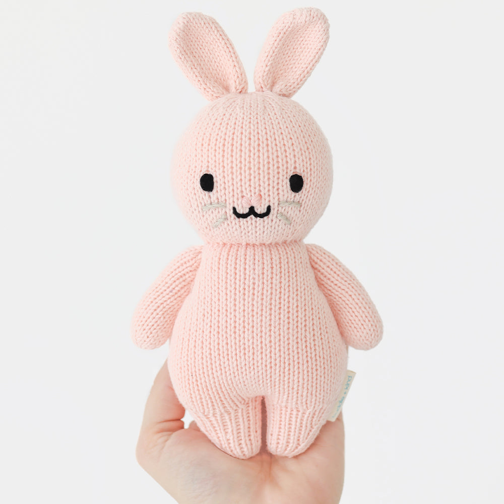 Cuddle&Kind Cuddle + Kind - Baby Rabbit - Powder Pink available at The Good Life Boutique