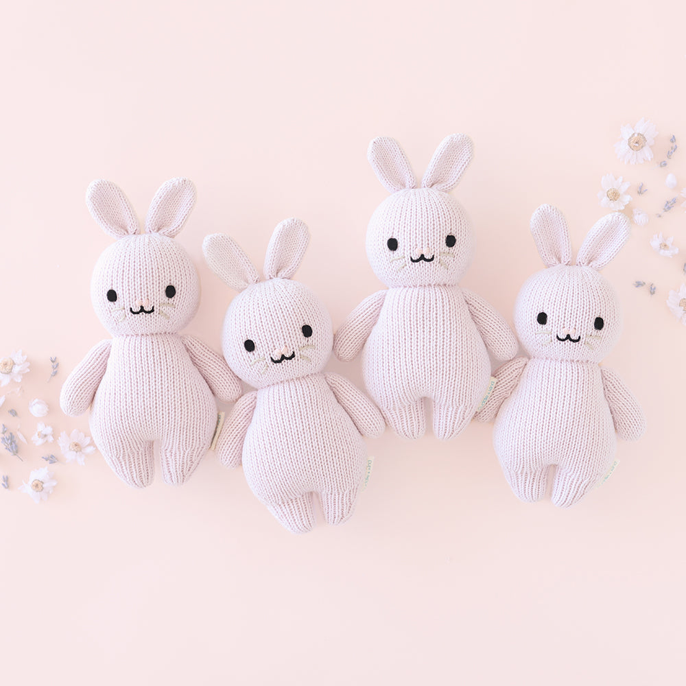 Cuddle&Kind Cuddle + Kind - Baby Rabbit - Lavender available at The Good Life Boutique