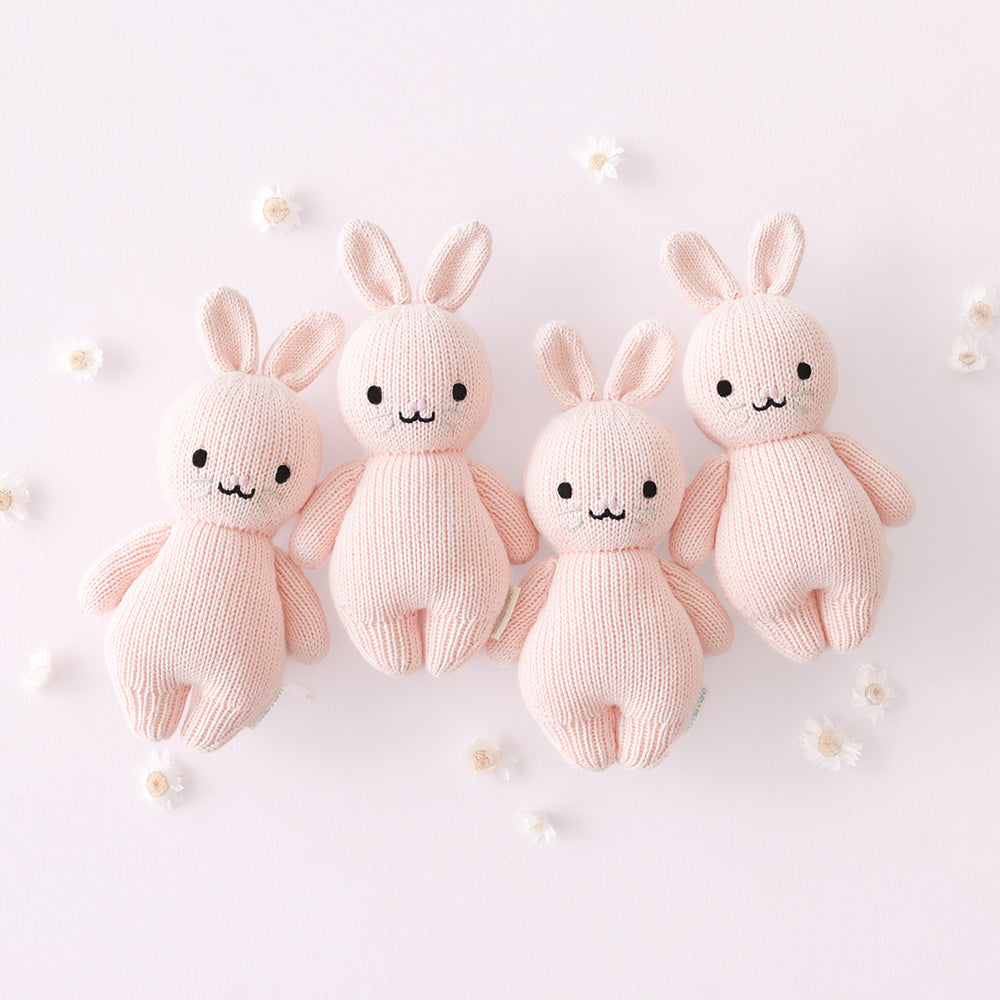 Cuddle&Kind Cuddle + Kind - Baby Rabbit - Powder Pink available at The Good Life Boutique