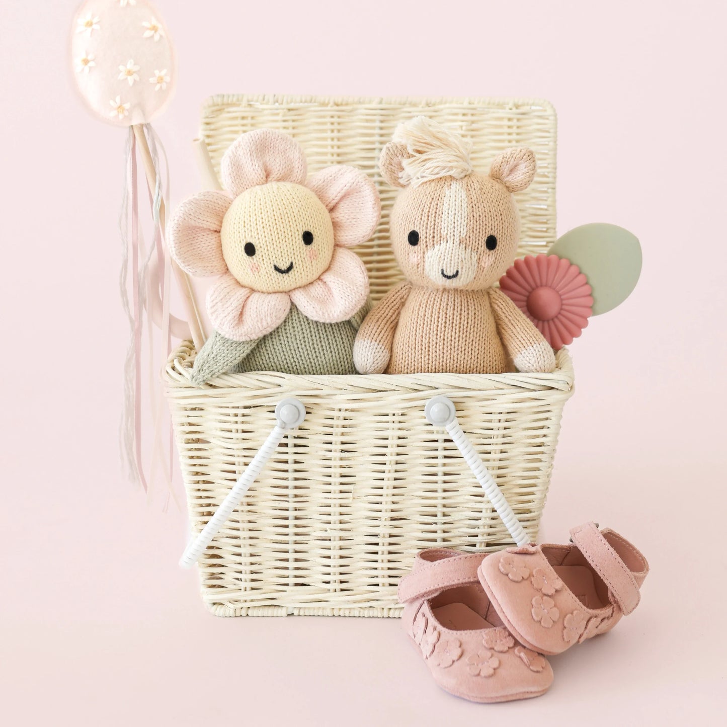 Cuddle&Kind Cuddle + Kind - Baby Daisy - Blush Pink available at The Good Life Boutique