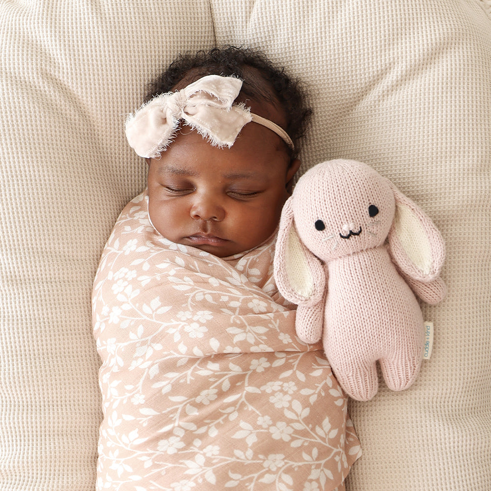 Cuddle&Kind Cuddle + Kind - Baby Bunny - Rose available at The Good Life Boutique