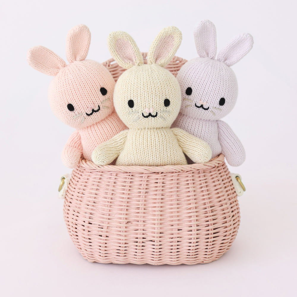 Cuddle&Kind Cuddle + Kind - Baby Rabbit - Powder Pink available at The Good Life Boutique