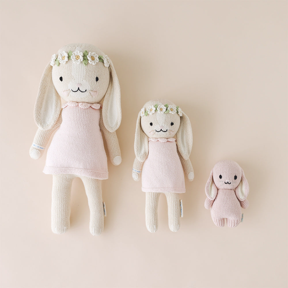 Cuddle&Kind Cuddle + Kind - Baby Bunny - Rose available at The Good Life Boutique