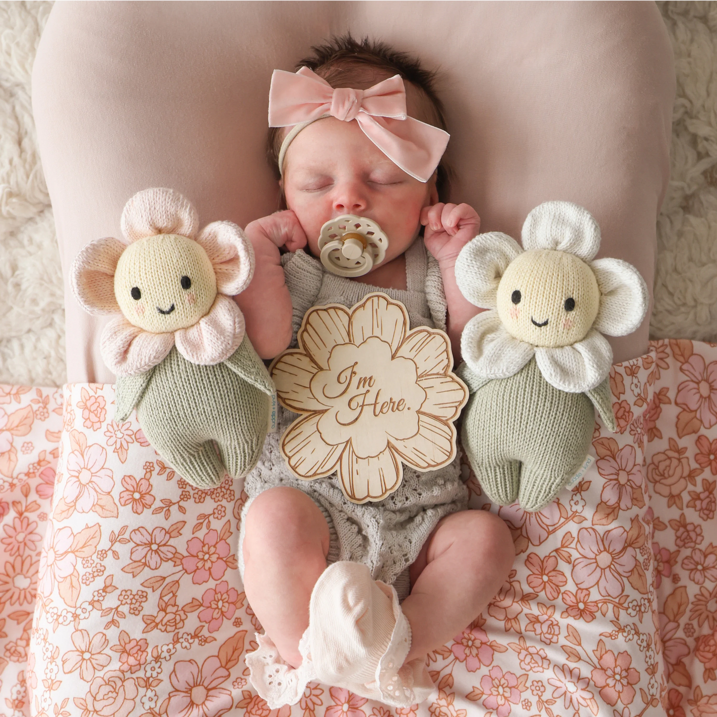Cuddle&Kind Cuddle + Kind - Baby Daisy - Ivory available at The Good Life Boutique