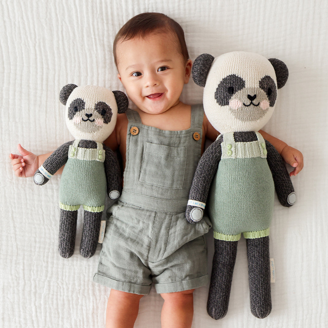 Cuddle&Kind Cuddle + Kind - Paxton The Panda - 13" available at The Good Life Boutique