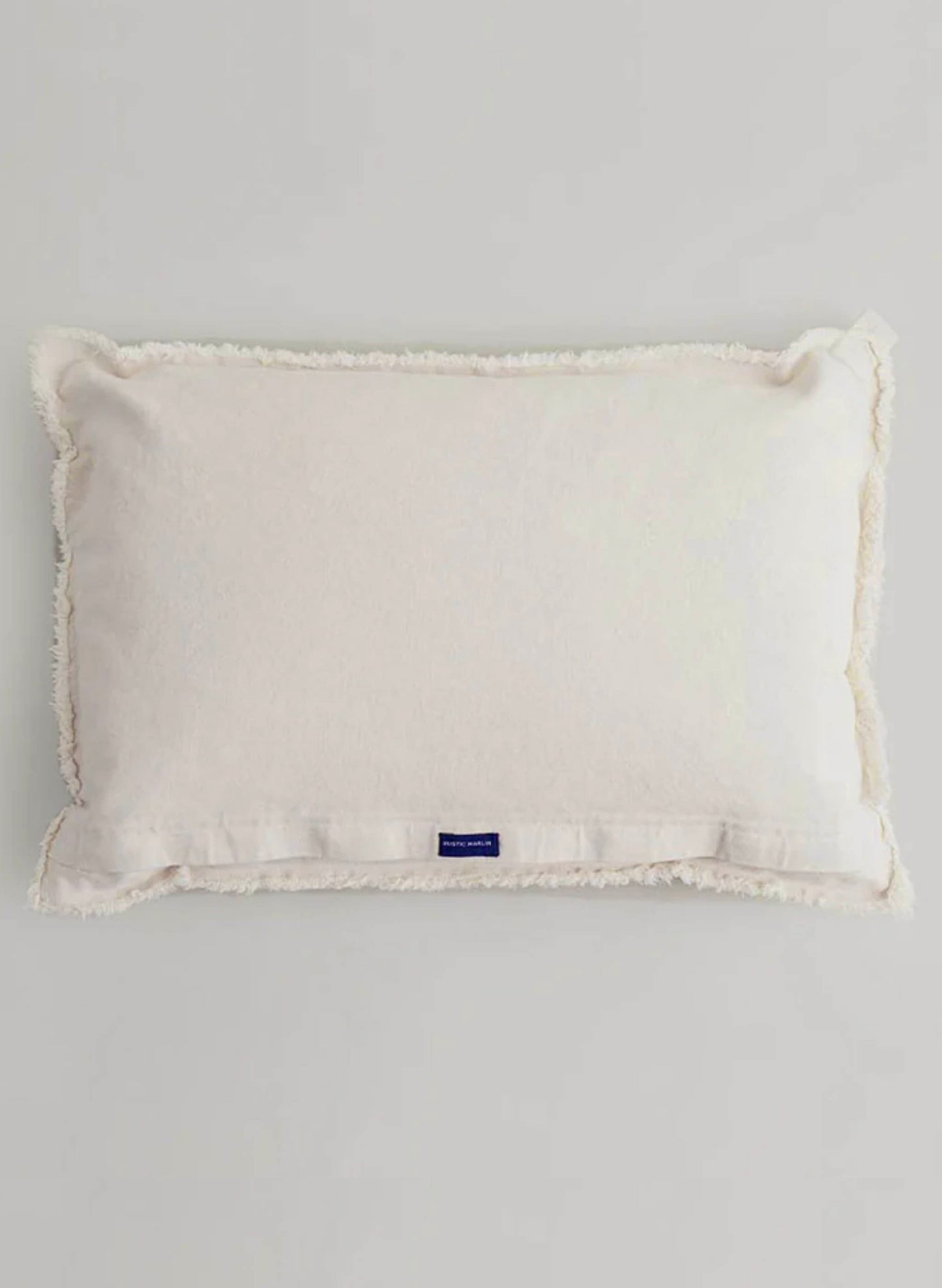 Rustic Marlin Zip Code Lumbar Pillow - Ocean Natural - 08008 available at The Good Life Boutique