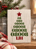 Rustic Marlin Christmas Tree Zip Code LBI Block Sign - 08008 available at The Good Life Boutique
