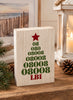 Rustic Marlin Christmas Tree Zip Code LBI Block Sign - 08008 available at The Good Life Boutique