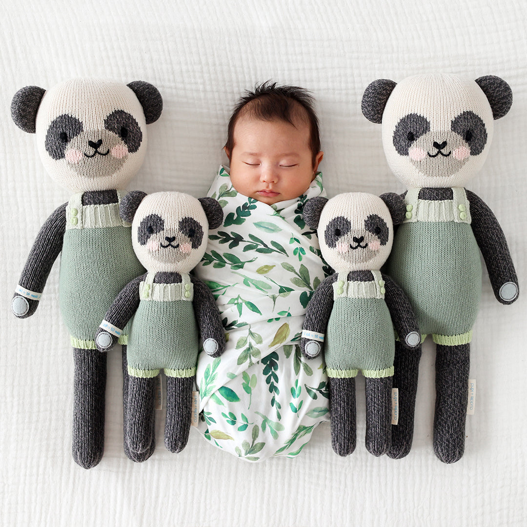 Cuddle&Kind Cuddle + Kind - Paxton The Panda - 13" available at The Good Life Boutique