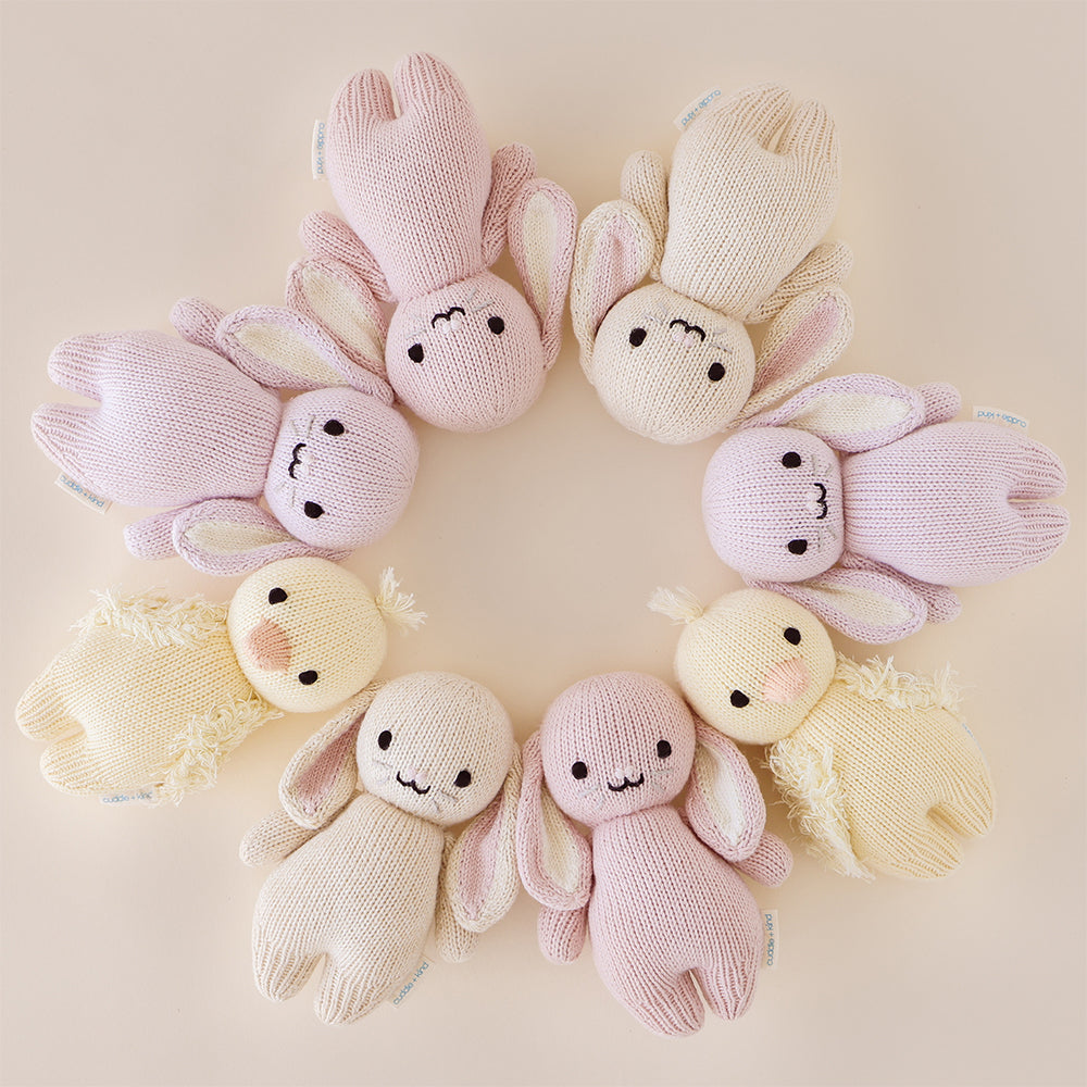 Cuddle&Kind Cuddle + Kind - Baby Bunny - Rose available at The Good Life Boutique