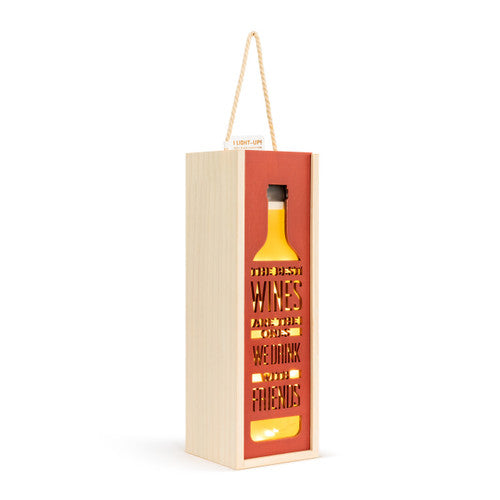 Demdaco Wine & Friends Lantern available at The Good Life Boutique