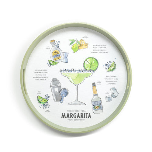 Demdaco Margarita Round Serve Tray available at The Good Life Boutique