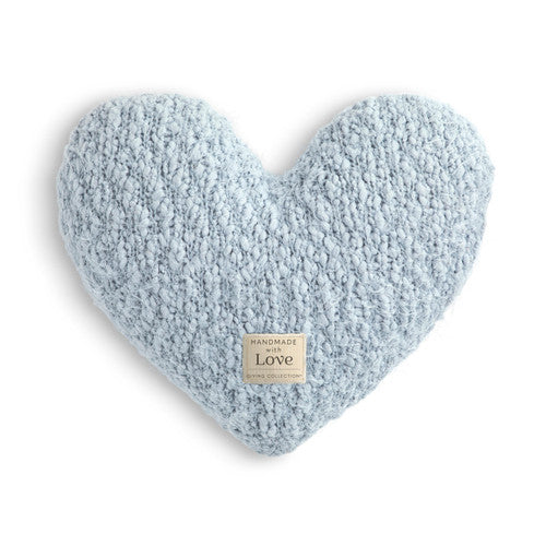 Demdaco Giving Heart Weighted Pillow - Soft Blue available at The Good Life Boutique