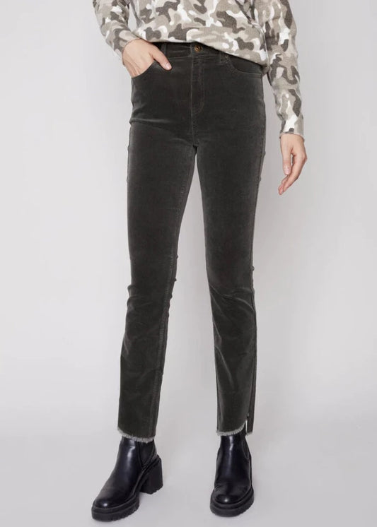 Charlie B Charlie B - Corduroy Bootcut Pant - Spruce available at The Good Life Boutique