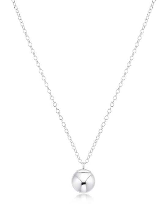 enewton design Enewton - 16" Necklace Sterling - Classic Sterling 8MM Charm available at The Good Life Boutique