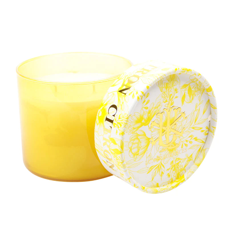 Lux Fragrances Citron Fragrance Candle - 15oz 2-Wick Glass Jar available at The Good Life Boutique