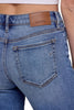 Hidden 28" Inseam Ella Mid Rise Rise Classic W/Cuffs - Medium Wash