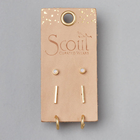Scarlett Stud Opalite Scarlett Stud Opalite