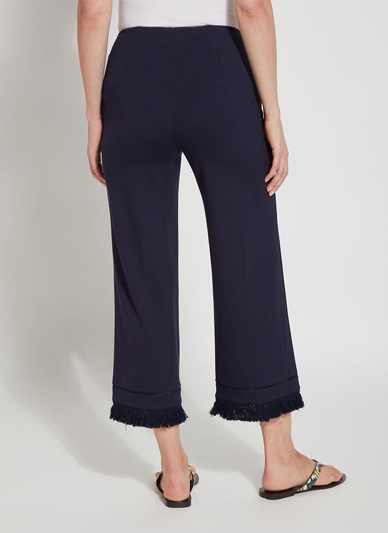 Lysse Lysse - Cropped Coastal Wide Leg (23" Inseam) - True Navy available at The Good Life Boutique
