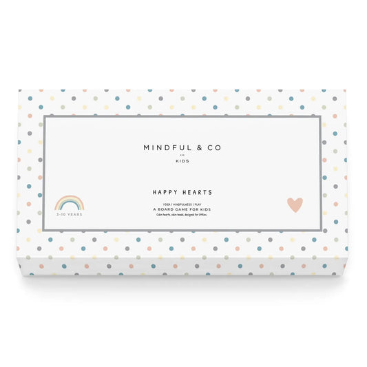 Mindful and Co Kids Happy Hearts Board Game available at The Good Life Boutique