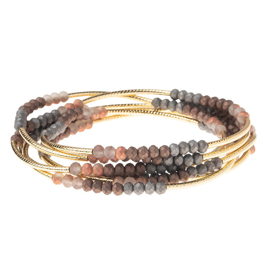 Scout Curated Wears Matte Metallic Tri-Tone/Gold - Though she Be But Little, She Is Fierce available at The Good Life Boutique