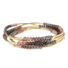Scout Curated Wears Matte Metallic Tri-Tone/Gold - Though she Be But Little, She Is Fierce available at The Good Life Boutique