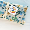 Minor Thread Oversized Eye Pillow In Rosa Blue Floral Canvas - Lavender available at The Good Life Boutique