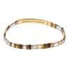 Scout Curated Wears Scout Curated Wears - Good Karma Miyuki Bracelet - Sparkle & Shine - Topaz-Gold available at The Good Life Boutique