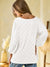 Davi&Dani Solid Round Neck Top - White available at The Good Life Boutique