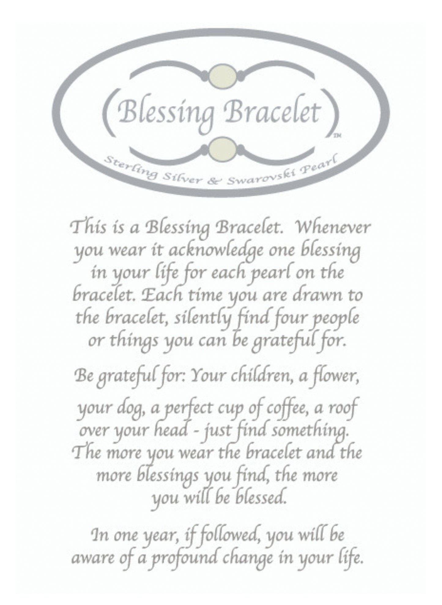 Made As Intended 8mm Howlite Blessing Bracelet available at The Good Life Boutique