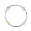 Made As Intended 8mm Starlight Crystal Blessing Bracelet - Sterling Links available at The Good Life Boutique