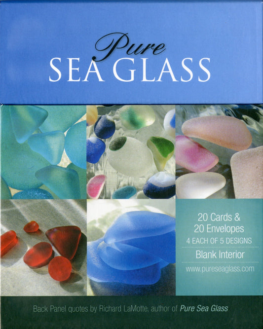 Schiffer Publishing Pure Sea Glass Notecards, Series 3 available at The Good Life Boutique