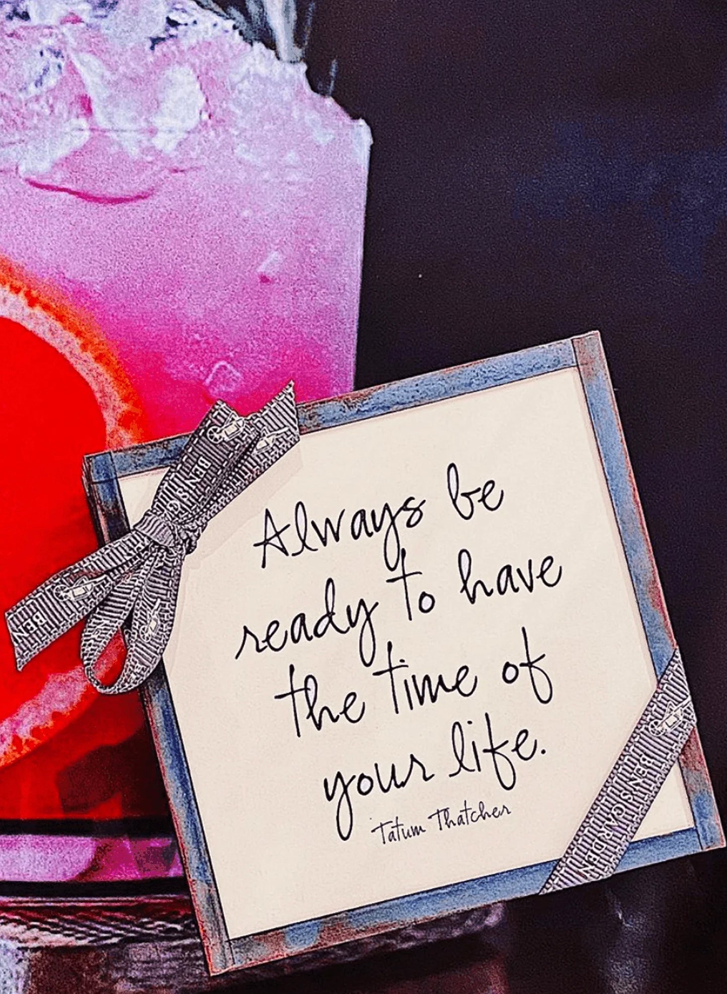 BEN'S GARDEN Always Be Ready Copper & Glass Coasters Set of 4 available at The Good Life Boutique