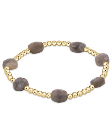 enewton design Admire Gold 3mm Bead Bracelet - Labradorite available at The Good Life Boutique